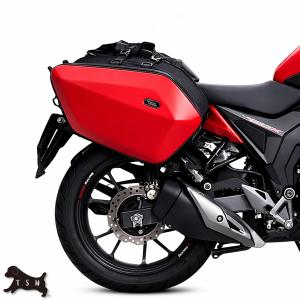 【美品】TANAX MOTOFIZZ　ミニシェルケース MFK-234 カーボン バイクサイドバック ツーリング Webike | TANAX motofizz タナックス モトフィズ ミニシェルケース