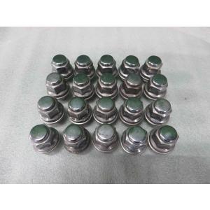 【中古】トヨタ純正 アルミホイール用 平面座ナット M12 ×P1.5 全長37mm 21HEX 20個 一台分 セット