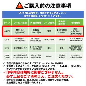 CAT 6A LANケーブル 長さ指定してカッ...の詳細画像4
