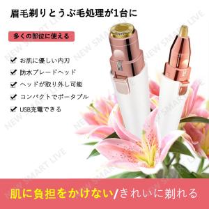 フェイスシェーバー 眉毛剃り カッター レディ...の詳細画像1