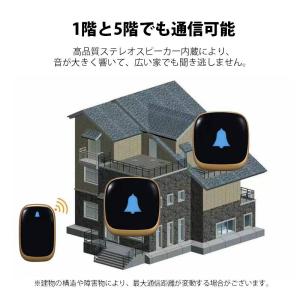 光と音で呼び出し無線チャイム ワイヤレスチャイ...の詳細画像4