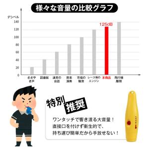 電子ホイッスル 大音量 125dB 電池式 ス...の詳細画像4