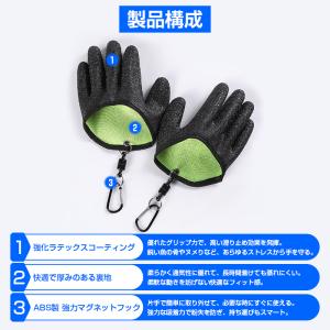 フィッシンググローブ 手袋 両手 左右セット ...の詳細画像4