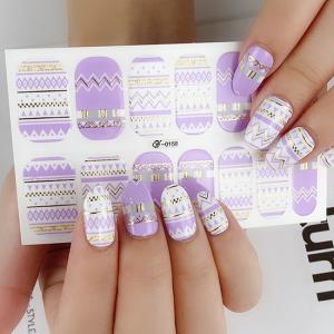 ネイルシール ハンド用 パープル系 紫 グレー...の詳細画像2