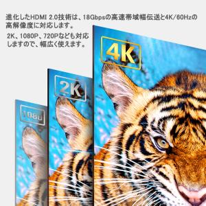HDMIケーブル 3m v2.0 4K 60H...の詳細画像2