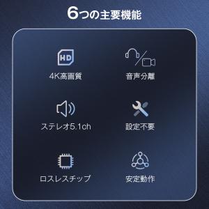 HDMI端子対応 音声分離アダプタ 4K/30...の詳細画像1