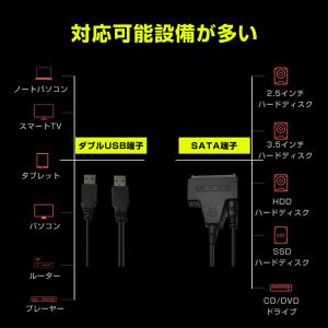 SATA USB 変換ケーブル ハードディスク...の詳細画像2