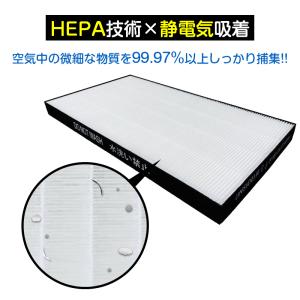 SHARP 空気清浄機 対応 集塵 脱臭 フィ...の詳細画像4
