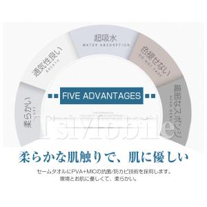 セームタオル スイムタオル 水泳 海 スポーツ...の詳細画像2