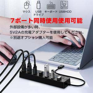 USBハブ USB3.0 7ポート USBコン...の詳細画像4