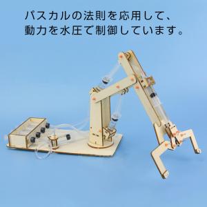 水圧式 ロボットアーム 工作キット 科学 小学...の詳細画像2