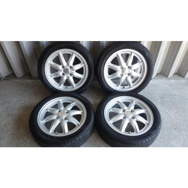 suzuki 純正 ENKEI製15x4.5J ET+45 PCD100 ダンロップ エナセーブ E...