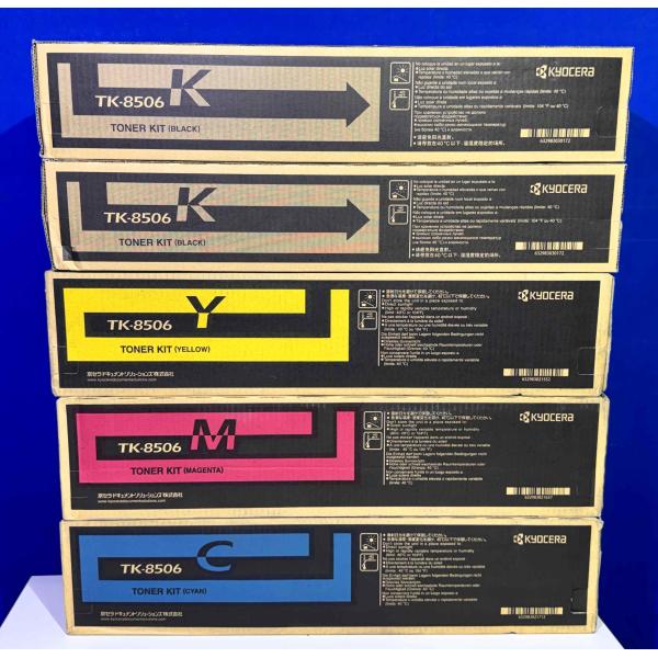 【越谷発】【KYOCERA】 TK-8506 ☆ ４色（K×2 C×1 M×1 Y×1）合計５本セッ...