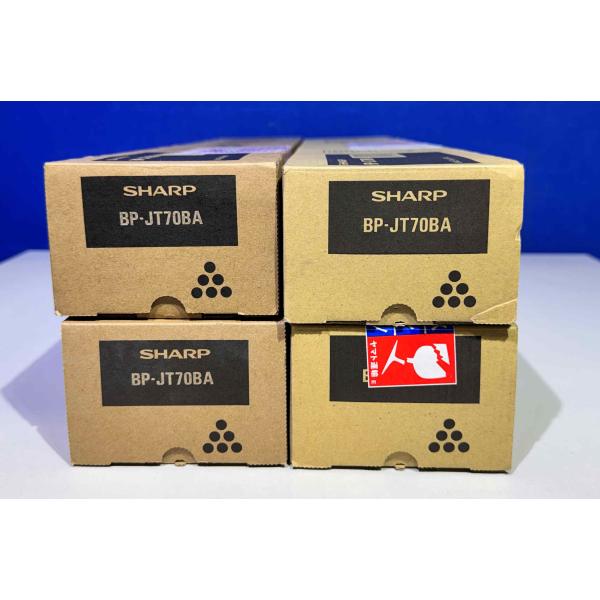 【越谷発】【SHARP】 BP-JT70 ブラック BA×４本セット☆純正未使用トナー （36996...