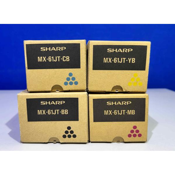 【越谷発】【SHARP】  MX-61JT-B ☆ 4 色セット　純正未使用トナー　(36997）