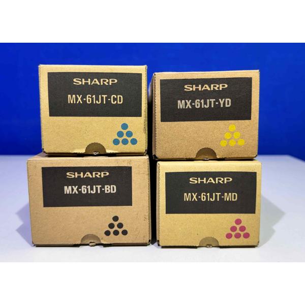 【越谷発】【SHARP】  MX-61JT-D ☆ 4 色セット　純正未使用トナー　(36999）