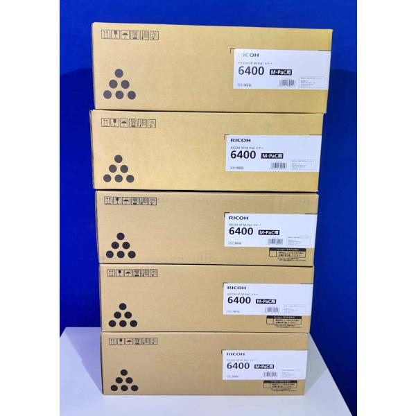【越谷発】【RICOH】☆SP 6400 M-PaCトナー ☆５本セット☆ 純正未使用品 （3702...