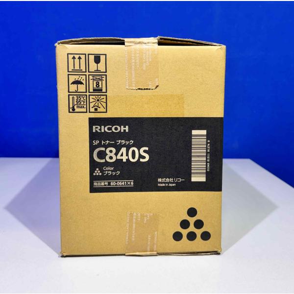 【越谷発】【RICOH】RICOH　SP トナー C840S  ブラック６本入り×１箱　☆純正未使用...