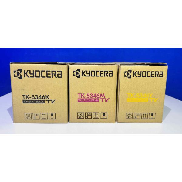 【越谷発】【KYOCERA(京セラ)】☆ TK-5346 ☆ トナーキット ブラック/マゼンタ/イエ...