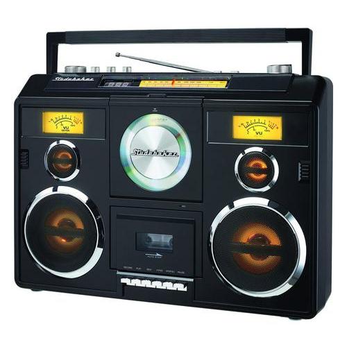 Sound Station Stereo Boombox with Bluetooth/CD/AM-...