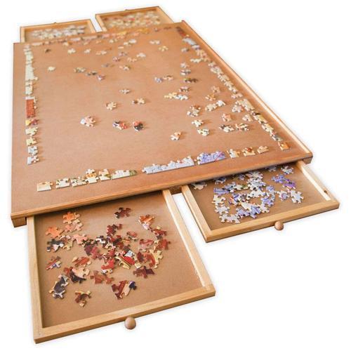 Bits and Pieces - Jumbo Size Wooden Puzzle Plateau...