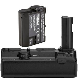 ニコンZ5 Z6 Z6 II Z7 Z7 IIカメラ用BMプレミアムバッテリーグリップキット-交換用EN-EL15Cバッテリー1個＋MB-N10バッテリーグリップ1個付き