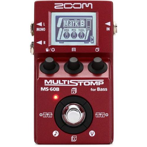 Zoom MS-60B マルチストンプベースペダル レッド