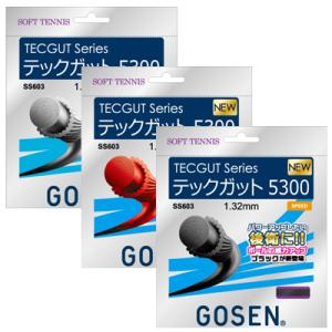 【後衛】ゴーセン(GOSEN) テックガット5300 (TECGUT5300) SS603 軟式テニスガット【国内正規品】 [M便 1/6]｜tsports