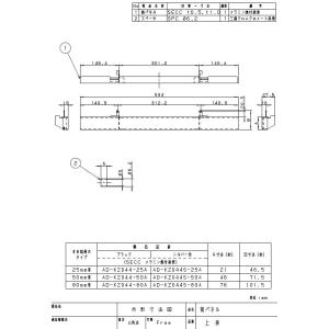 AD-KZ044-25A IHクッキングヒーター用部材 前パネル 25mm ブラック Panasonic パナソニック 電磁調理器｜tss