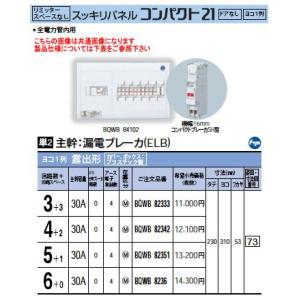 Panasonic（パナソニック） BQWB3236 Panasonic 住宅分電盤 スッキリ