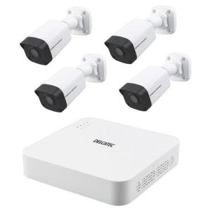 CNE3SZ41 ネットワークカメラ4chセット カメラ4台とレコーダー(2TB)のセット DXデルカテック 防犯・セキュリティ用品｜tss