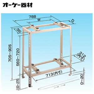 K-KSV335GHB ダイキン専用防振架台 適用機種：ビル用マルチ、設備用