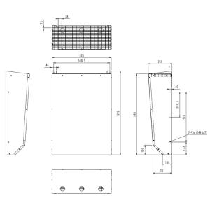 ダイキン（DAIKIN） KPW5H160 業務用エアコン 風向調整板 部材