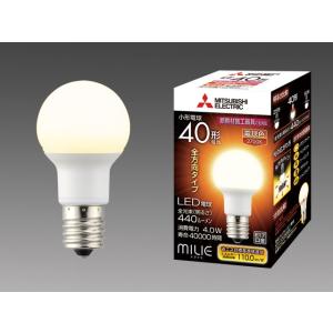 三菱電機 ランプ LED電球 全方向タイプ 小形電球40形 4W 電球色 LDA4L-G-E17/4...