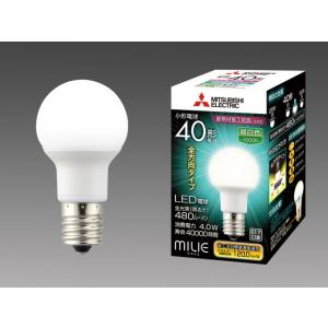 三菱電機 ランプ LED電球 全方向タイプ 小形電球40形 4W 昼白色 LDA4N-G-E17/4...