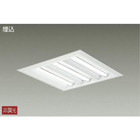 LZB-92721XW LEDスクエアベースライト 埋込形・Cチャンネル回避型/下面開放 □600タ...