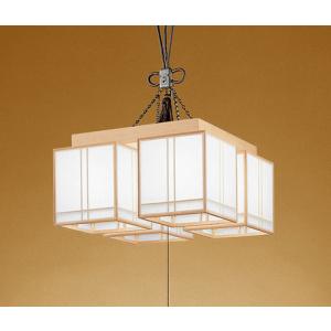 オーデリック LED和風シャンデリアライト 直付・吊り下げ両用型 〜8畳
