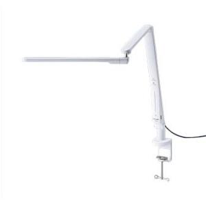 SQ452W 光色切替LEDデスクスタンド デスク取付型 タッチレススイッチ付 文字くっきり光 パソ...