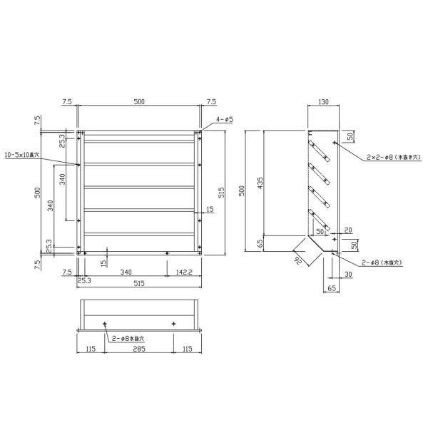TCB-G14F  日本キヤリア 業務用エアコン 風向ガイド 部材