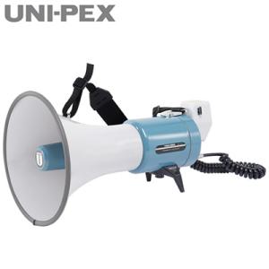 TRM-55A ユニペックス UNI-PEX 防災用品 メガホン 金属製ハイパワータイプ 15W 乾...
