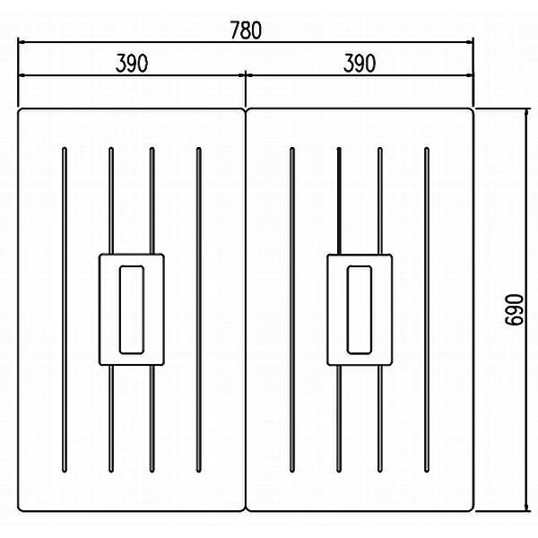 LIXIL INAX 風呂フタ TWB-80