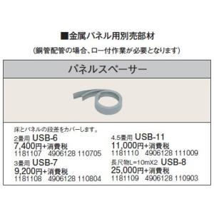 USB-8 金属パネル用部材 パネルスペーサ コロナ 暖房器具用部材｜tss