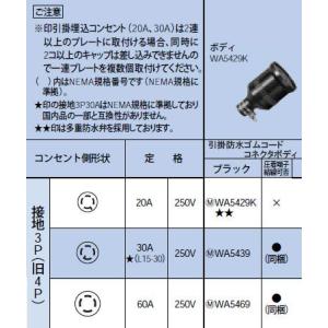 Panasonic（パナソニック） WF8420K (5個セット) 接地3P20A引掛防水