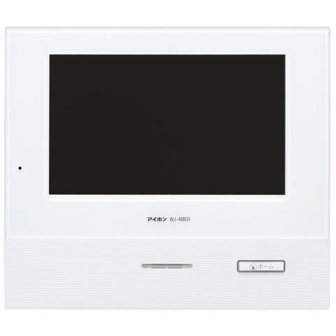 WJ-4MED-T アイホン タッチパネル式ワイヤレステレビドアホン用 モニター付親機 ROCOタッ...