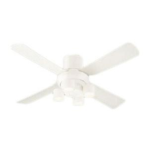 XS80027 LED照明付ACモーターシーリングファン 直付タイプ 電球色 拡散 ファン幅φ900...