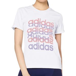 adidas レディース 半袖 Tシャツ ビッググラフィック GVC53(FM6150) size M｜tstar