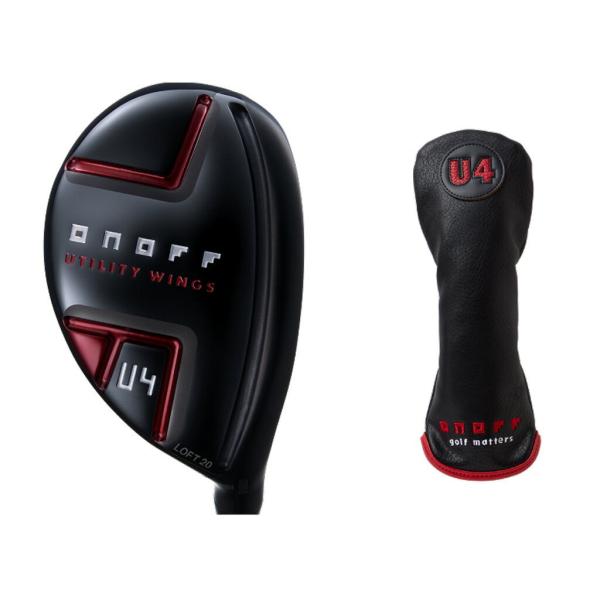 2022ONOFF・オノフ赤 WINGS・MP-522Uシャフト装着 ユーティリティ