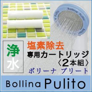 シャワーヘッド 塩素除去 ボリーナ プリート 専用カートリッジ 2本セット 田中金属製作所