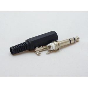 6.3mm 3極 ステレオプラグ 八角柄 プラ...の詳細画像1