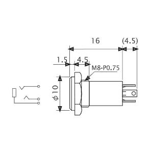 3.5mm 3極 ステレオジャック パネル取付...の詳細画像2